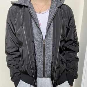 Black Bomber Jacket